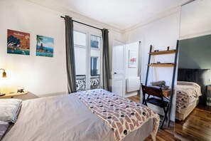 1 bedroom, Internet, bed sheets - Paris 17 - Charming 2-room in Batignolles (Paris)