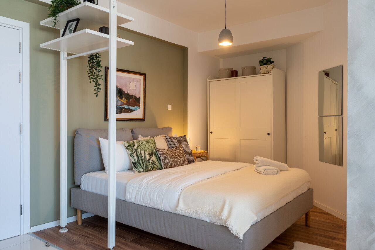 1 bedroom, iron/ironing board, WiFi (free), bed sheets