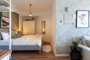 1 soveværelse, strygejern/strygebræt, gratis Wi-Fi, sengetøj