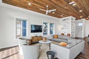 House, 6 Bedrooms, Private Pool, Ocean View | Living area