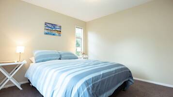 2 makuuhuonetta, vauvan matkasänky, ilmainen Wi-Fi, vuodevaatteet