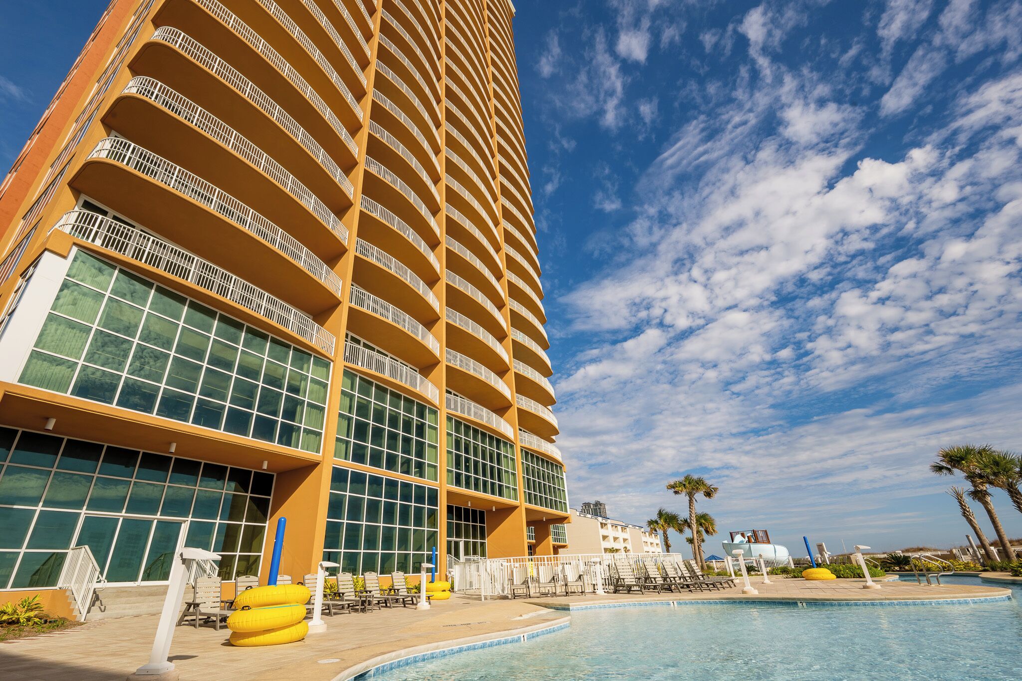 Discover stunning beachfront views and spacious balconies at Phoenix Gulf Towers in Orange Beach