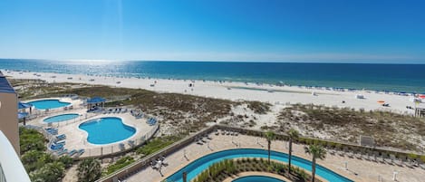 Accommodatie ligt op het strand