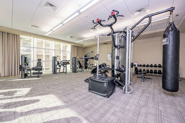 Remain fit in the gyms featuring modern equipment and ample space for a refreshing workout during your vacation