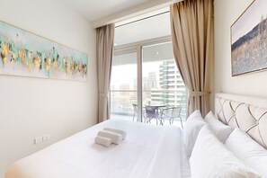 1 makuuhuone, silitysrauta/-lauta, vauvan matkasänky, ilmainen Wi-Fi