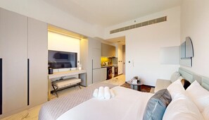 1 Schlafzimmer, Bügeleisen/Bügelbrett, kostenloses WLAN, Bettwäsche