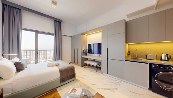 1 Schlafzimmer, Bügeleisen/Bügelbrett, kostenloses WLAN, Bettwäsche