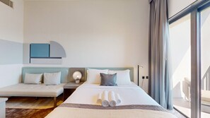 1 Schlafzimmer, Bügeleisen/Bügelbrett, kostenloses WLAN, Bettwäsche