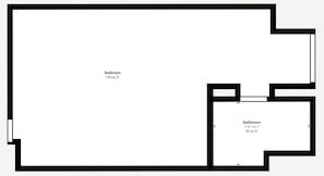 Floor plan - Mag Eye 920 - Classy Studio Apartment in Meydan (Meydan)