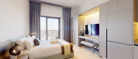 1 bedroom, iron/ironing board, free WiFi, bed sheets