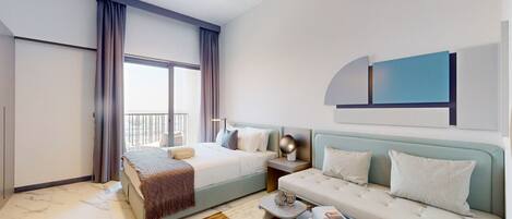 1 bedroom, iron/ironing board, free WiFi, bed sheets