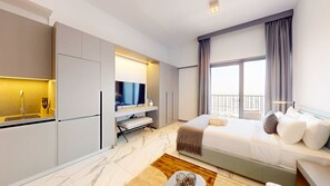 1 chambre, fer et planche à repasser, Wi-Fi gratuit, draps fournis