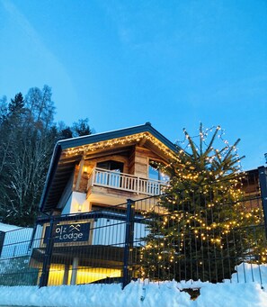 Façade de l’hébergement