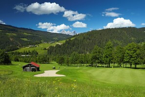 Vue sur le parcours de golf