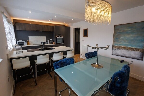 Dining - Uber Stylish 3 bedroom home with off road parking (Merthyr Tydfil County Borough)