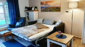 2 bedrooms, individually furnished, iron/ironing board