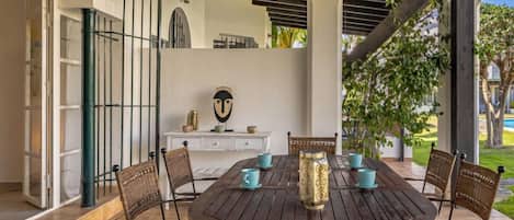 Restaurante al aire libre