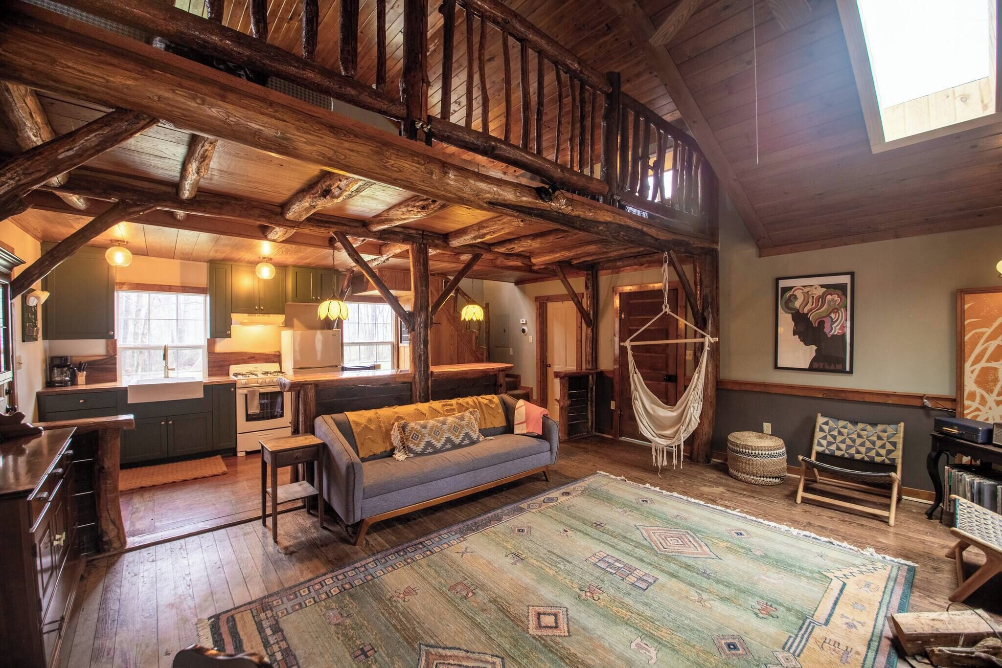 Cheminée, chaîne hi-fi