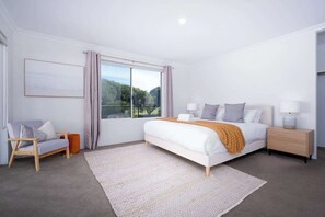 4 bedrooms, iron/ironing board, travel crib, WiFi