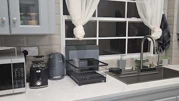 Microwave, stovetop, paper towels