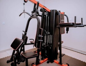 Fitness facility - Luxury 1-bedroom with WiFi and fitness room in enjoyable Kigali (Kigali City)