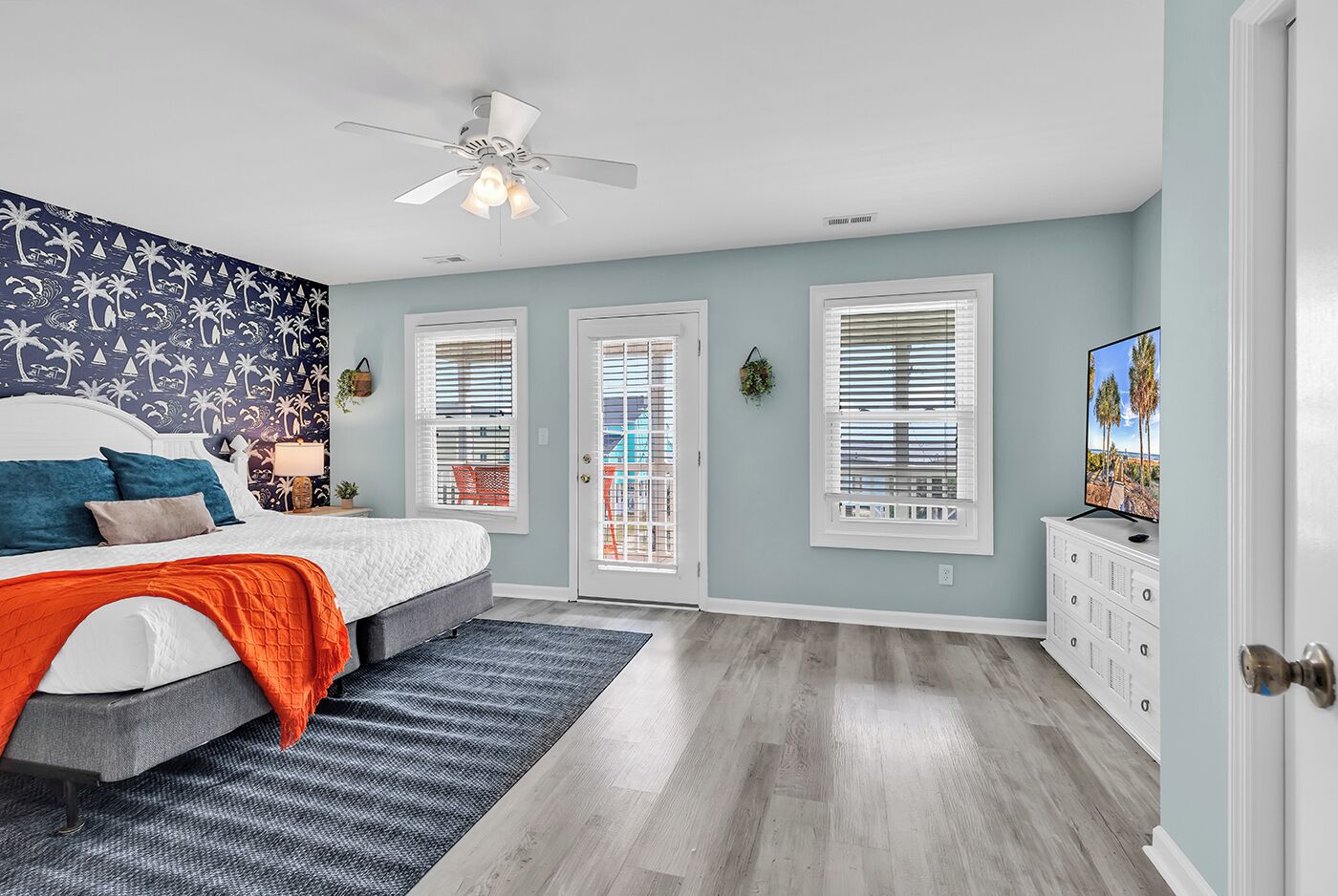 8 bedrooms, iron/ironing board, travel crib, WiFi