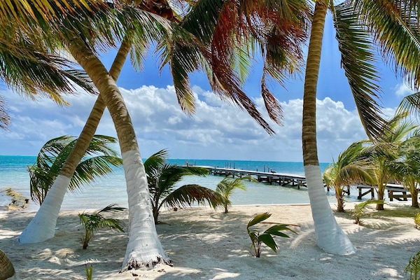 Vue sur la plage/lâocĂ©an
