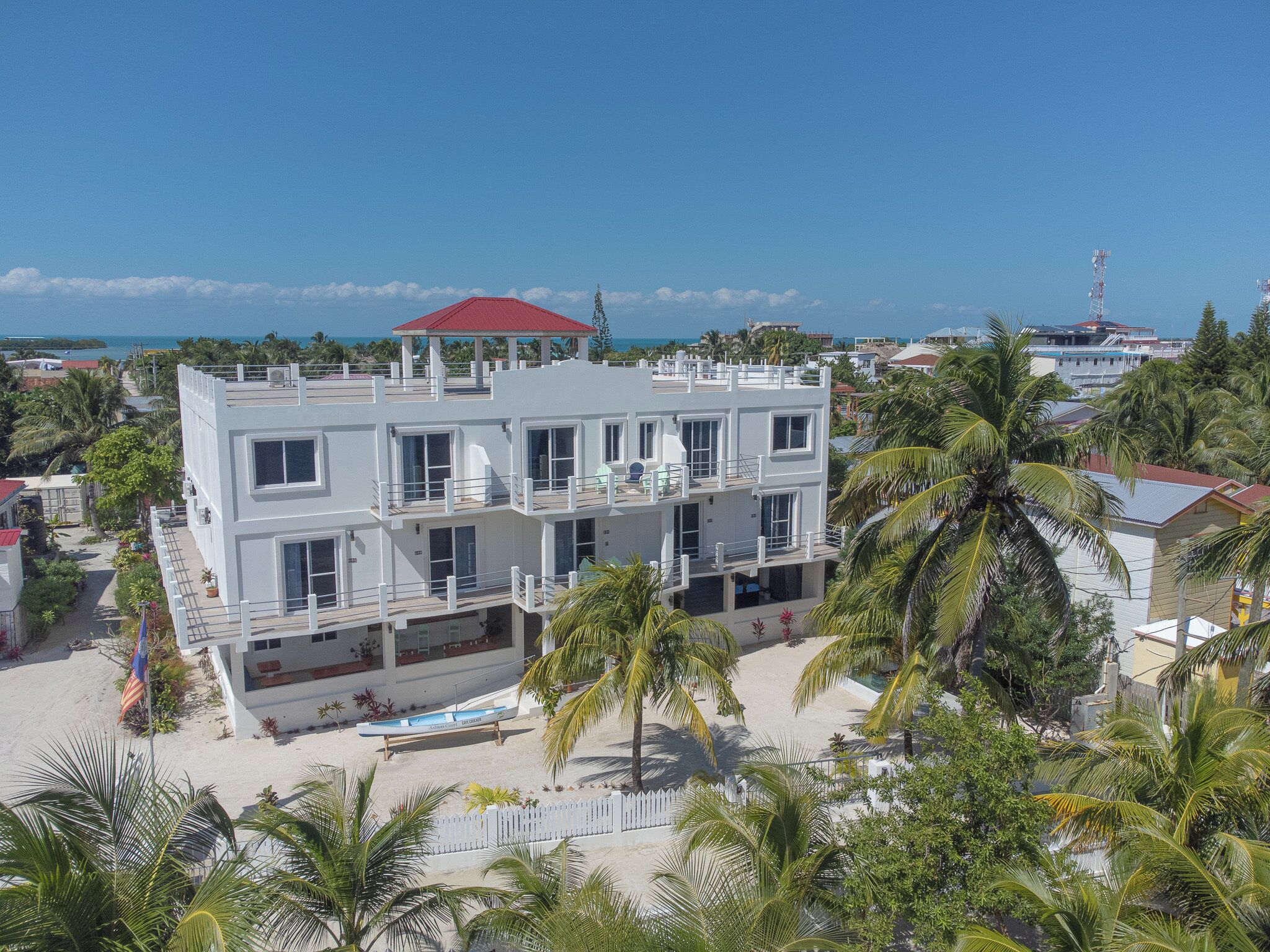 Voorkant van accommodatie