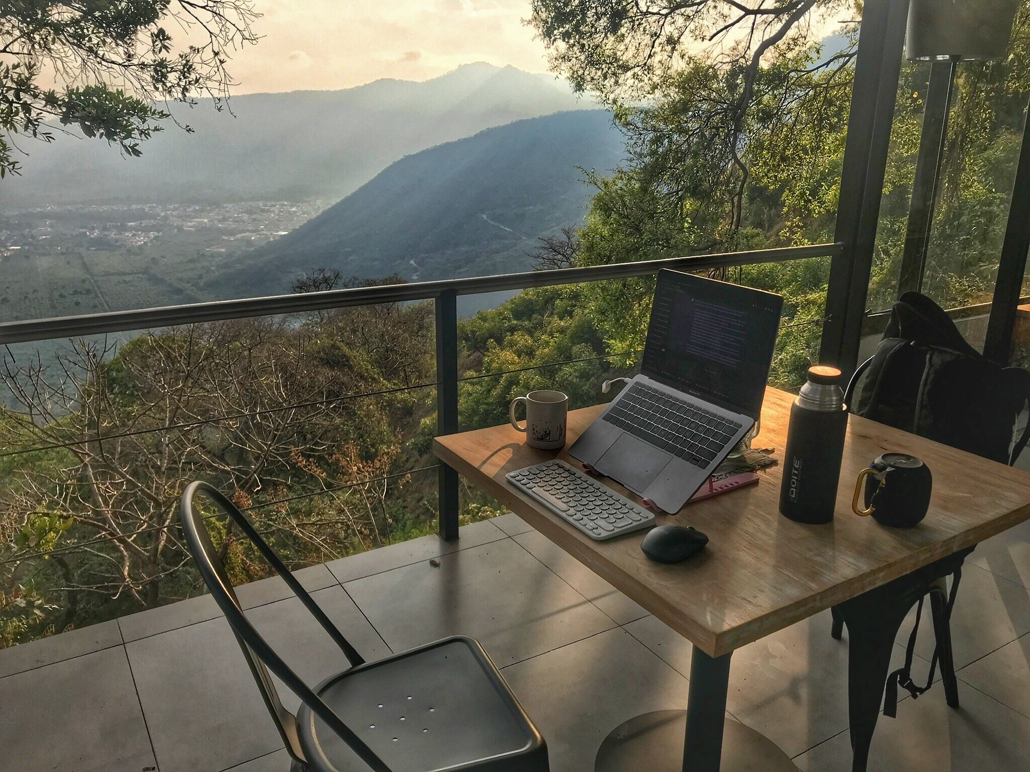 Superior-Apartment, 1 Queen-Bett, Balkon, Bergblick | Balkon