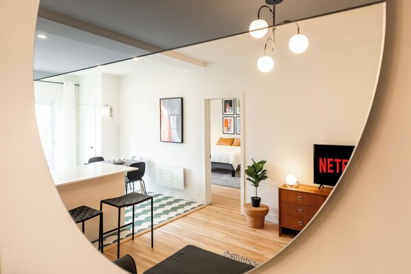 1 soverom, strykejern/-brett, wi-fi og sengetøy