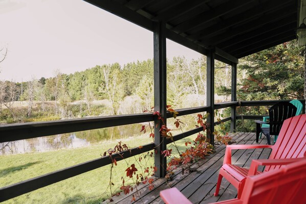 Property grounds - 1 large loft bedroom house, Family Friendly, Close to attractions, relaxing! (Indian River)