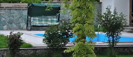 Basic Double Room, Balcony, Garden View | Terrace/patio