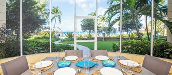 The Meridian - Villa 3, Oceanfront, Ground floor, 3 Bed, 3Bath, fully equipped.