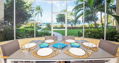 The Meridian - Villa 3, Oceanfront, Ground floor, 3 Bed, 3Bath, fully equipped.