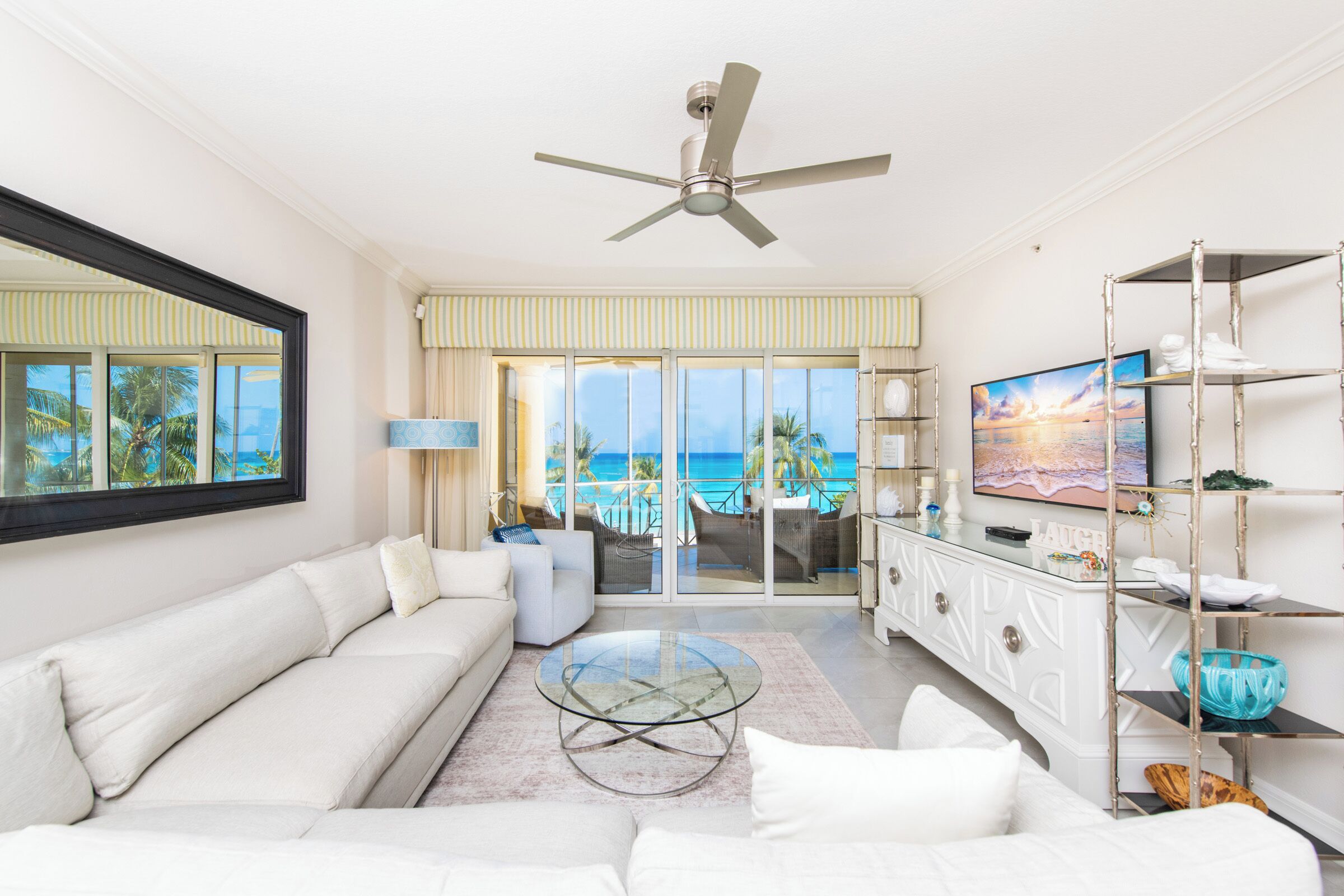 Televisión y reproductor de DVD 