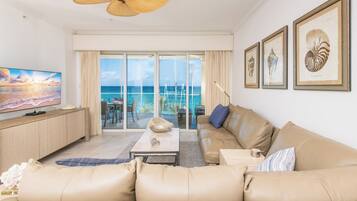 TV, DVD player, stereo