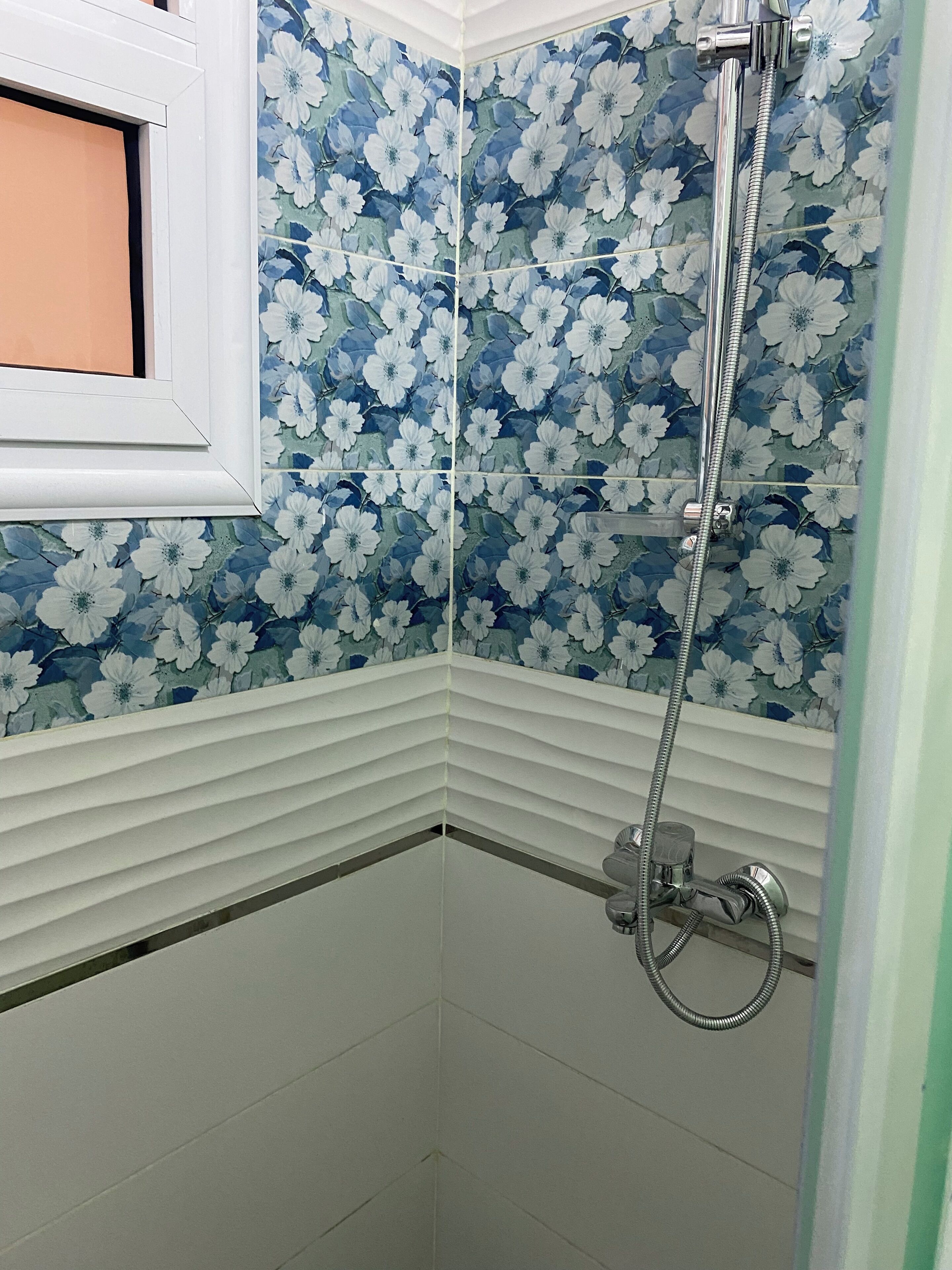 Dusche, Haartrockner, Bidet, Handtücher