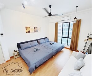 3 chambres, bureau, fer et planche à repasser, Wi-Fi gratuit