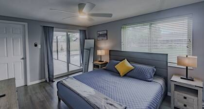 Spacious Backyard & Pool Retreat - 5 Mins to Beach