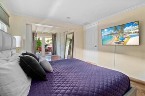 4 chambres, fer et planche à repasser, lit parapluie, Wi-Fi gratuit