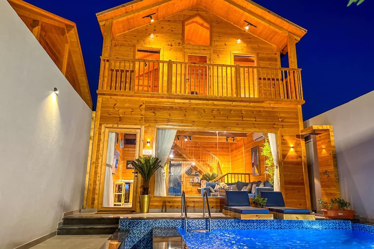 Cottage Cao cấp, hồ bơi riêng | 2 phòng ngủ, màn/rèm cản sáng, truy cập Internet không dây miễn phí