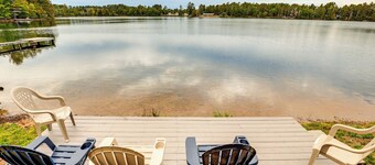 Lakefront Home w/ Fire Pit in Eagle River