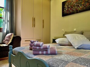 1 Schlafzimmer, Bügeleisen/Bügelbrett, kostenloses WLAN, Bettwäsche