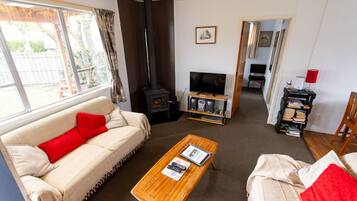 TV connectée, cheminée