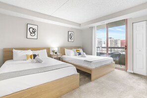 Apartment, 1 Bedroom | Premium bedding, desk, iron/ironing board, free WiFi - Heart of DC Area Apartments (Arlington)