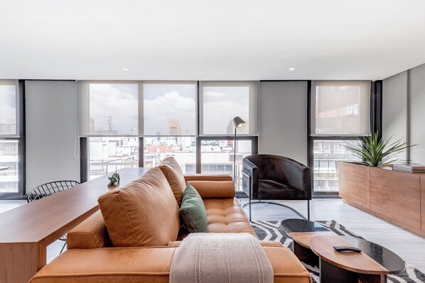 Living area - Blueground Mexico City JVM 429 (Mexico City)