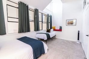 2 quartos, Wi-Fi de cortesia, roupa de cama