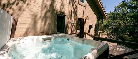 Idromassaggio all'aperto