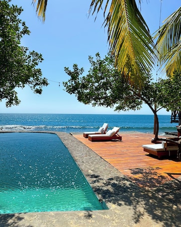 Outdoor pool. Nochtli Beach House