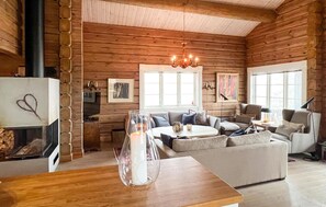 Télévision, cheminée